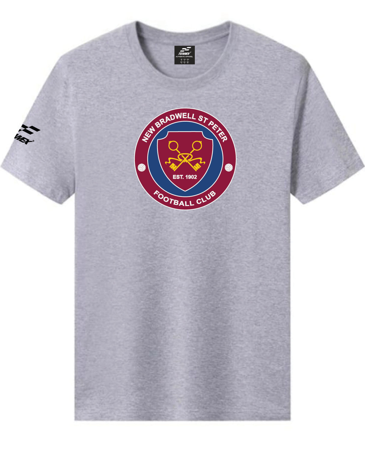 New Bradwell St Peter FC Logo T-Shirt (Adults)